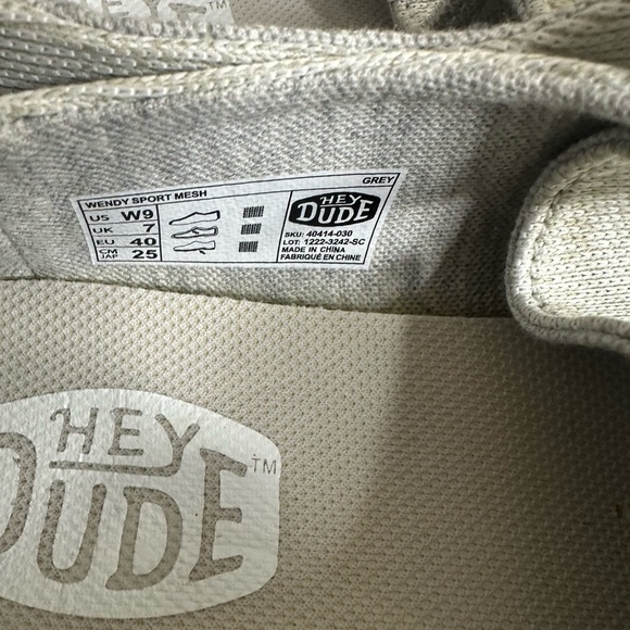 Sold Hey Dude Wendy Canvas Mint green Women's Lightweight Shoes shoes Size 9 - Picture 3 of 6